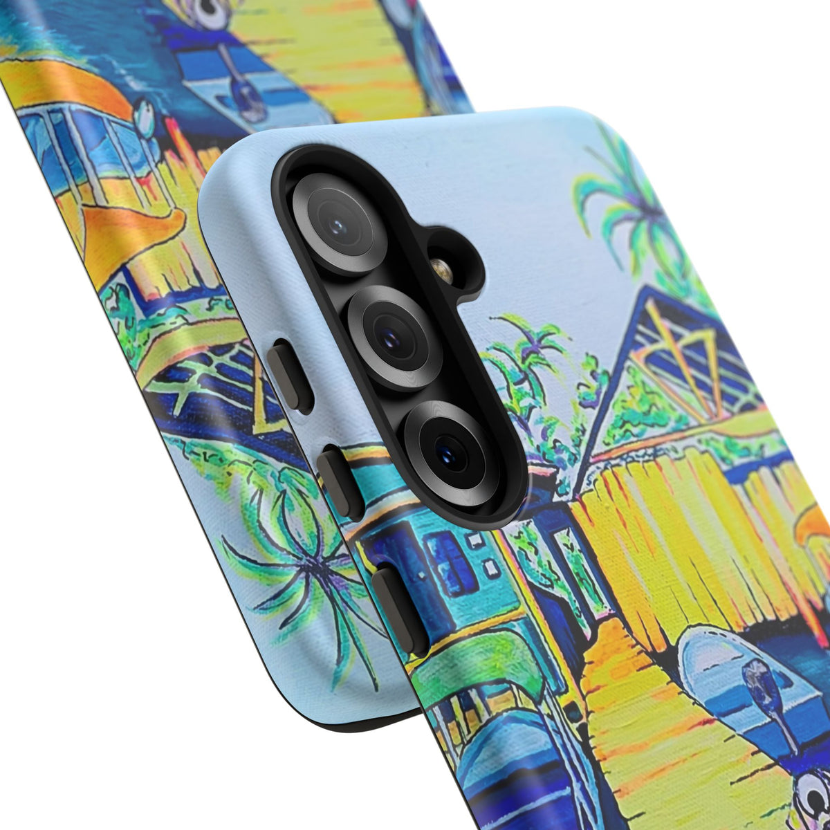Cyclops Cat and Dog in Bocas Tough Phone Case