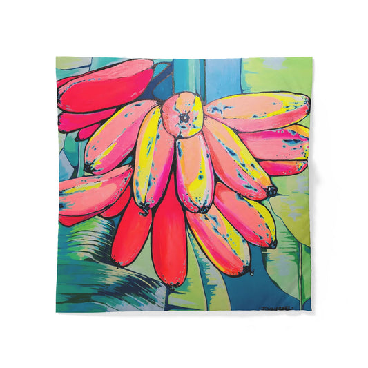 Neon Primitivo Bananas Duvet Cover