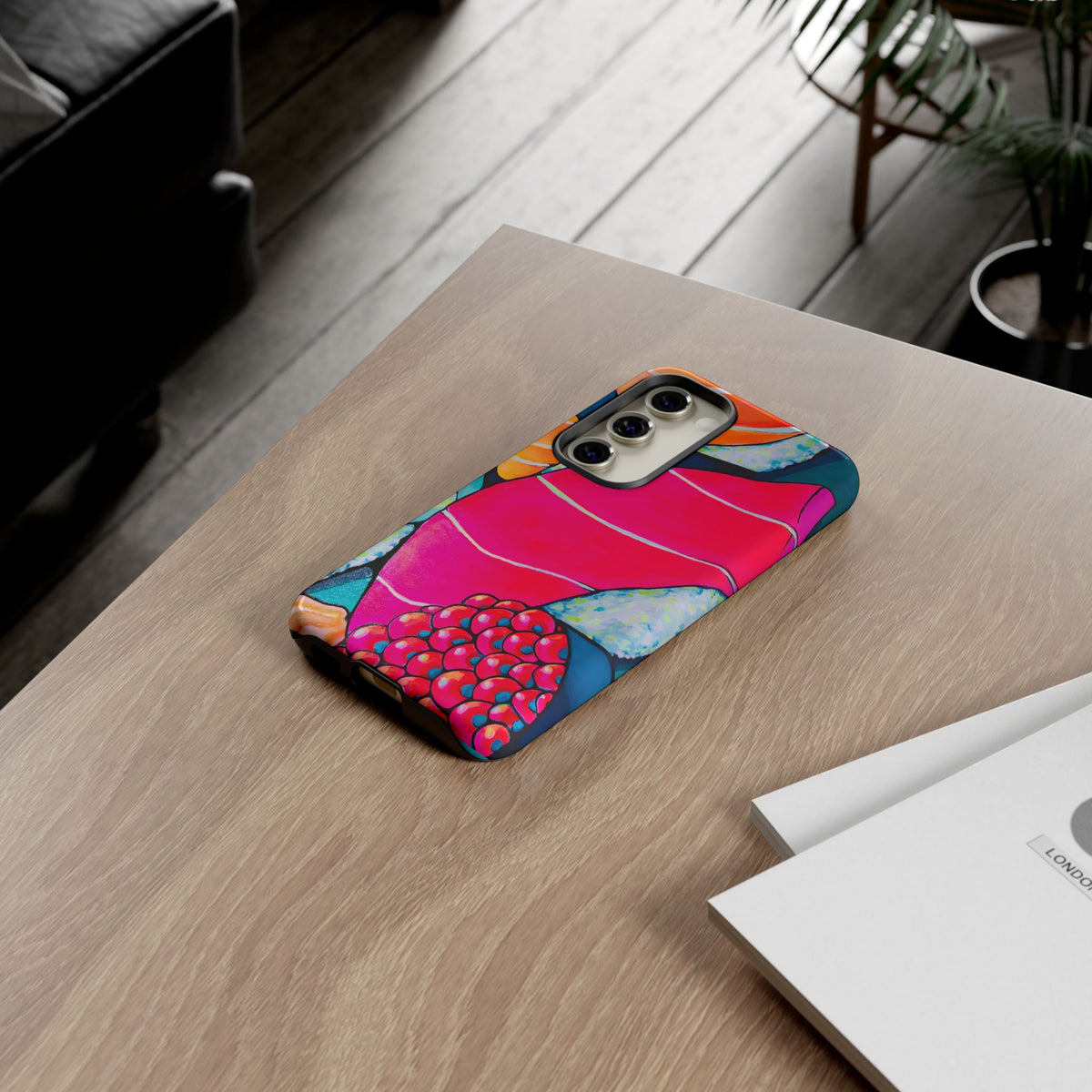 Coque de téléphone résistante Néon Sushi