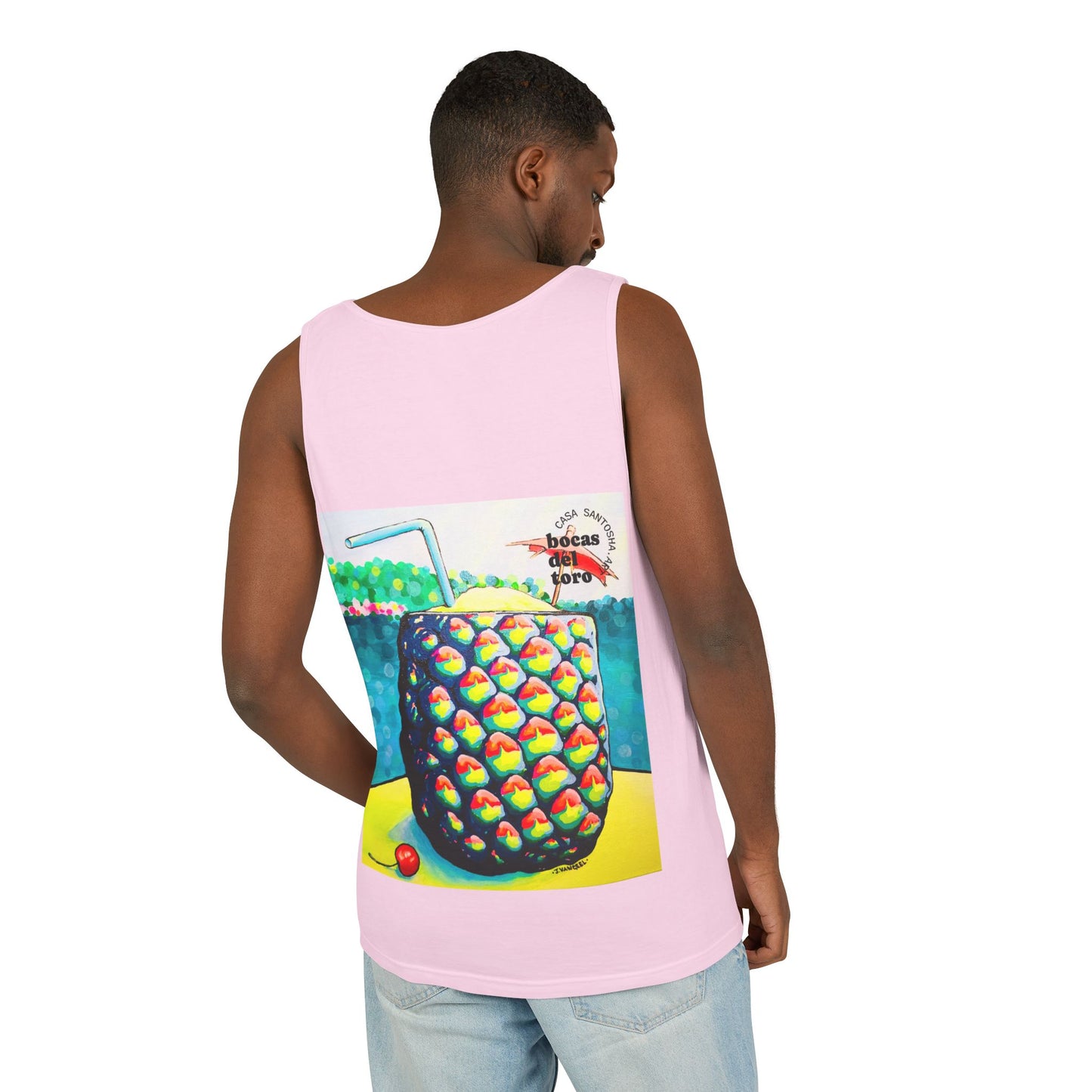 Unisex Neon Piña Colada Tank Top - Perfect for Summer Vibes