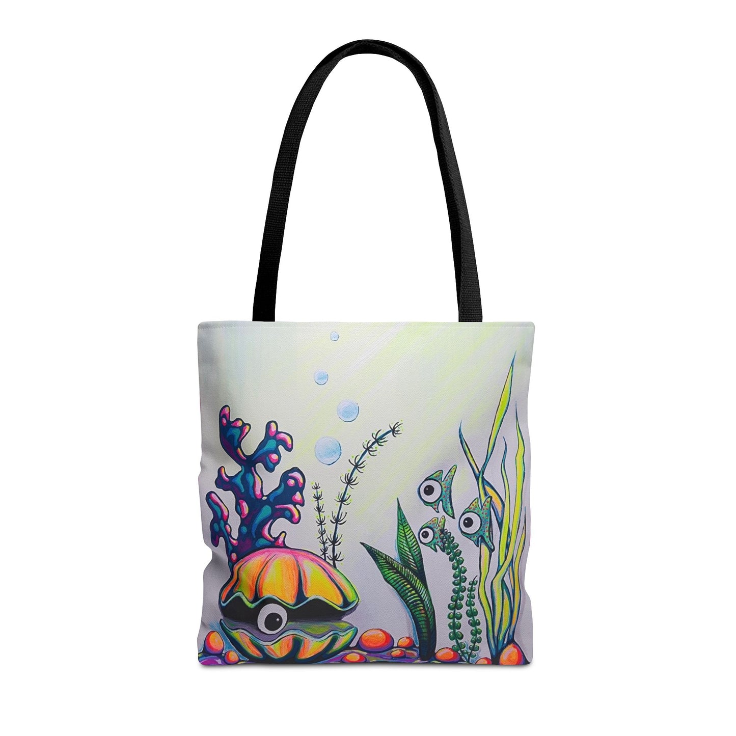 Premium Cyclops Clam Tote Bag, Original Artist Design, Reusable Shopping Tote,  Eco-Friendly