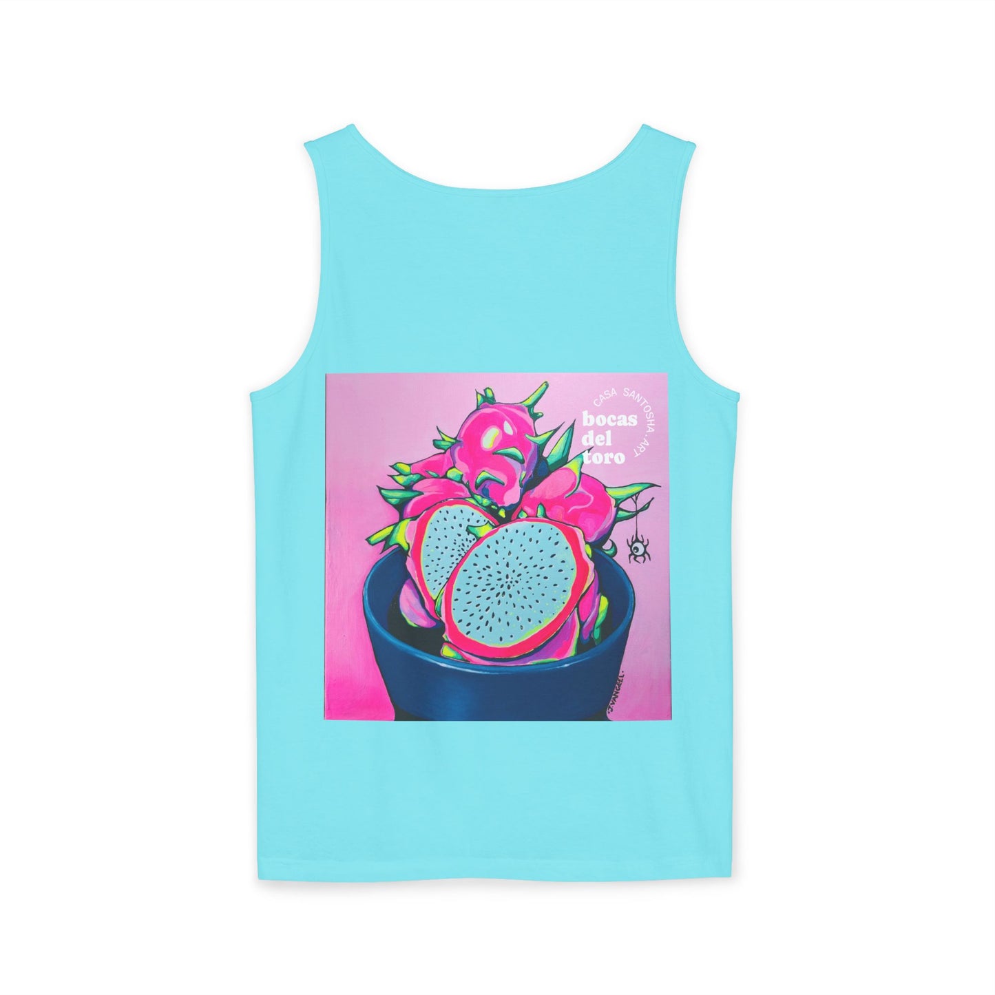 Unisex Neon Pink Dragon Fruit Tank Top - Perfect for Summer Vibes