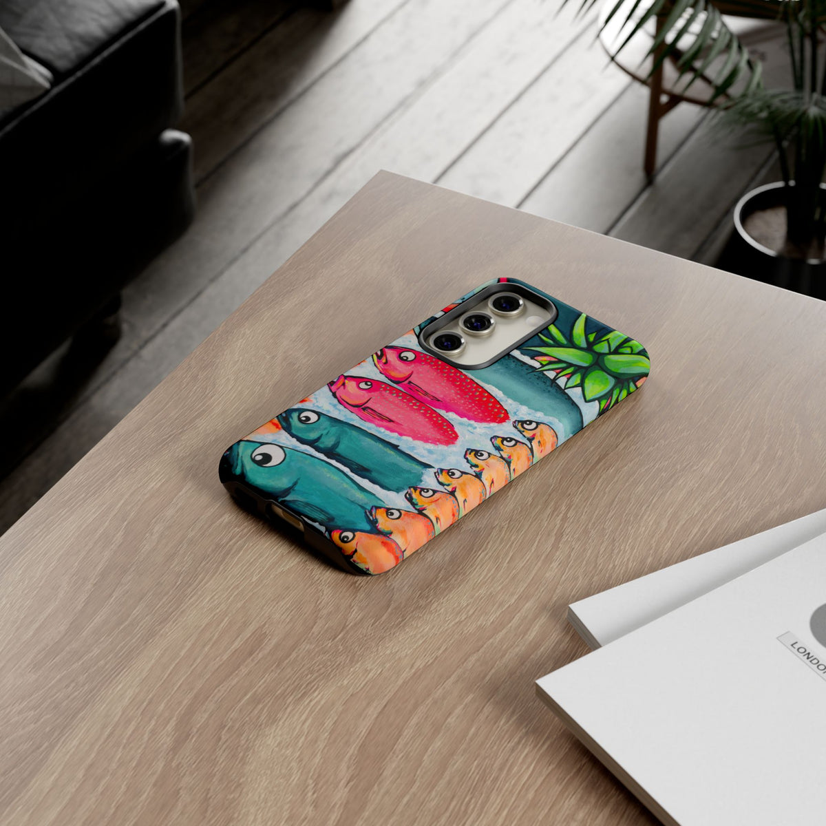 Neon Cabo Fish Market Tough Phone Case