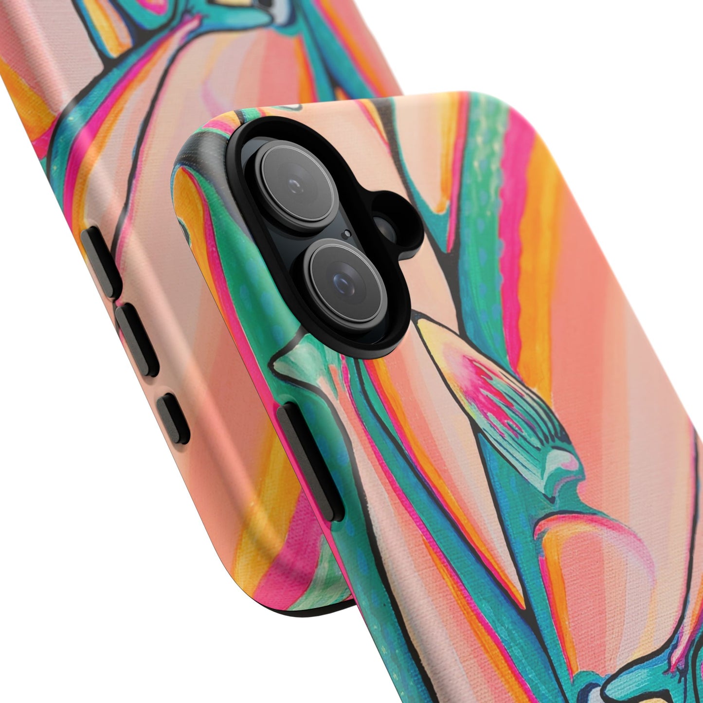 Neon Fish Tough Phone Case