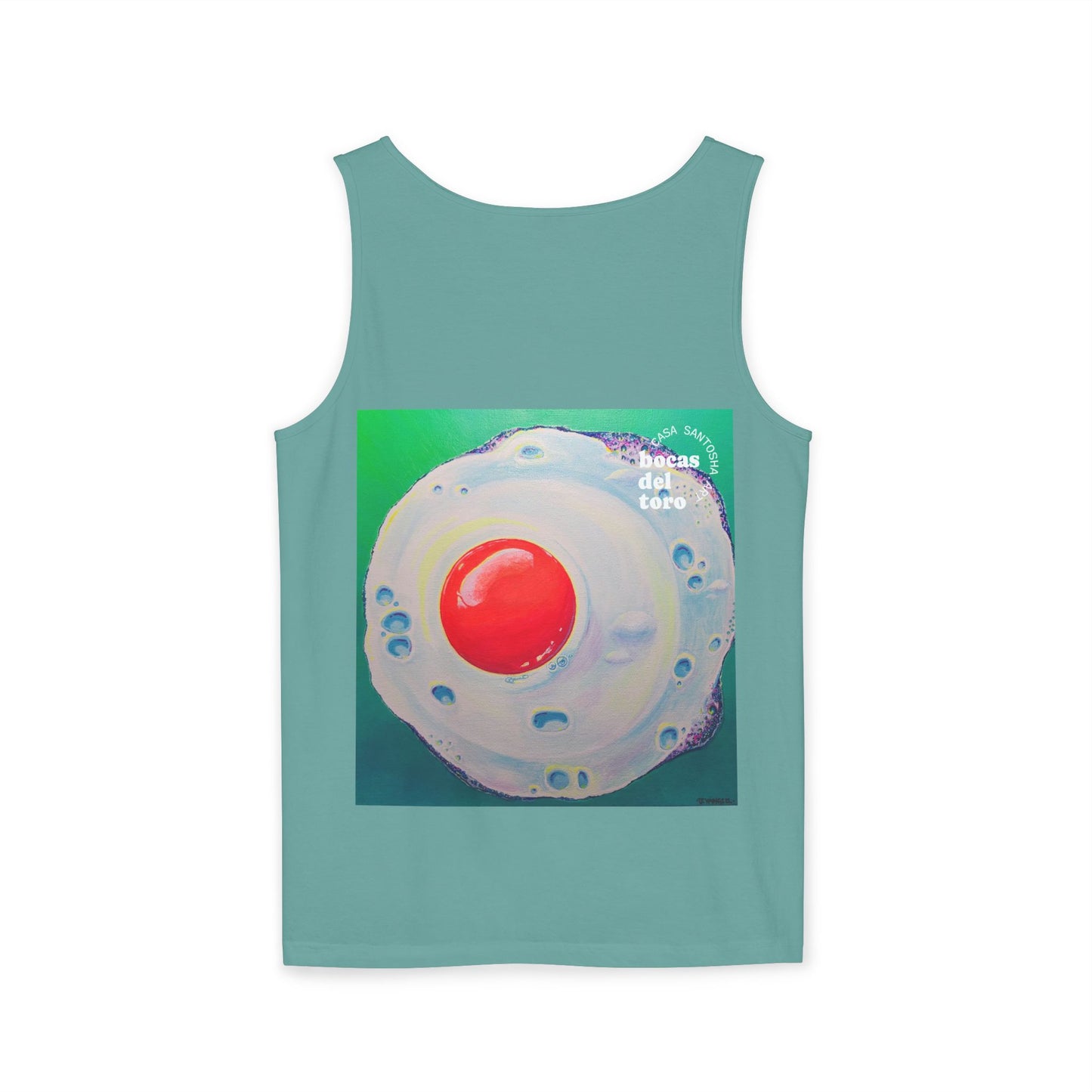 Unisex Neon Fried Egg Tank Top - Perfect for Summer Vibes