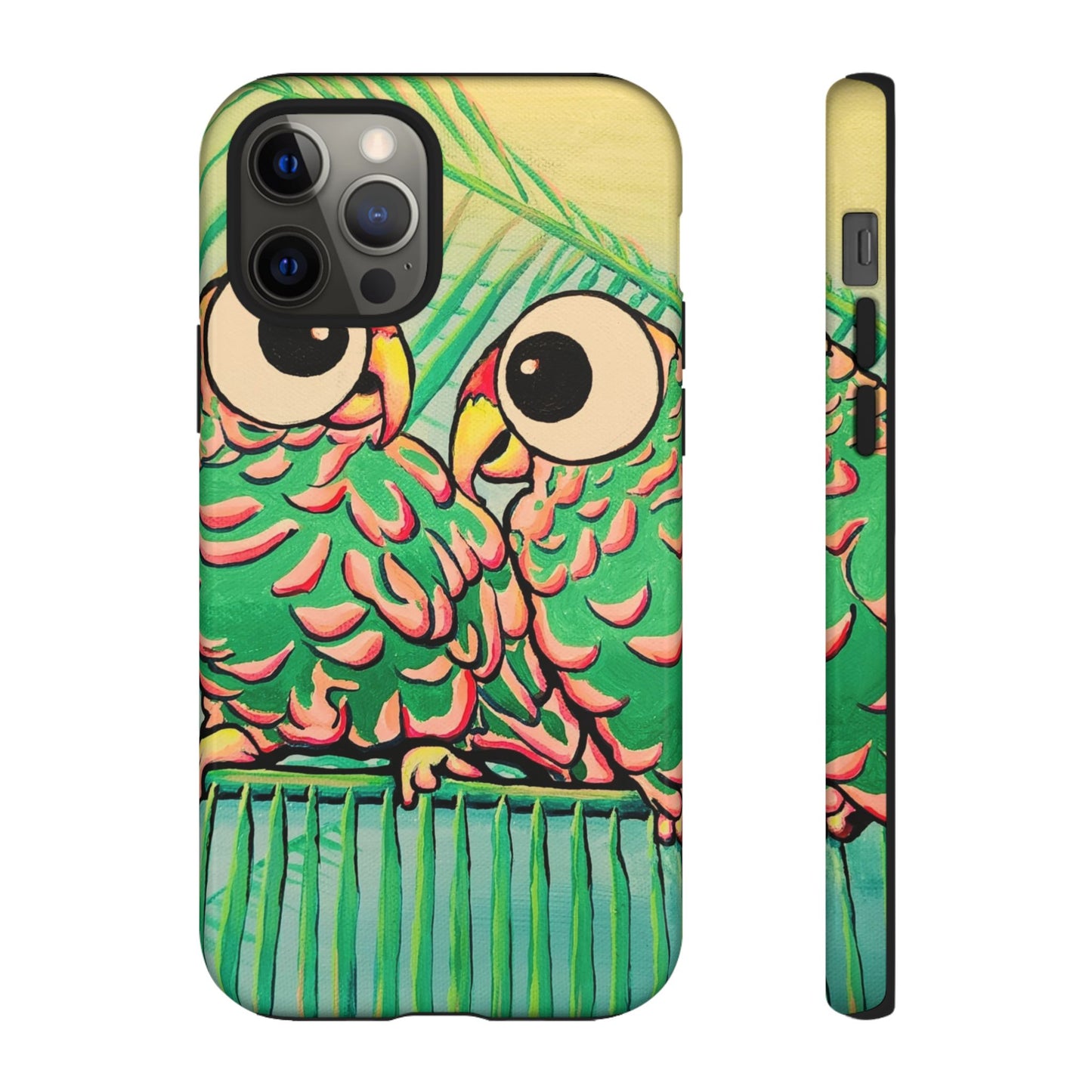 Chatty Cyclops Parrots Tough Phone Case