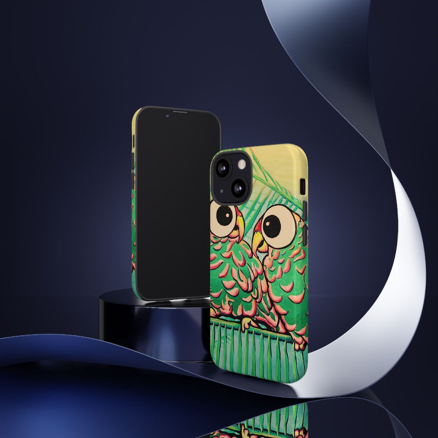 Chatty Cyclops Parrots Tough Phone Case
