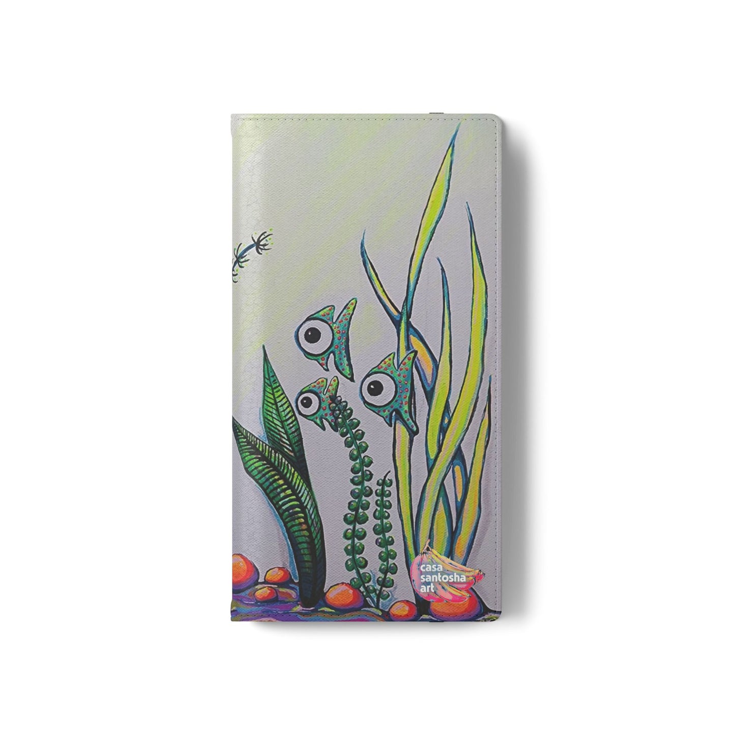 Cyclops Clam Flip Phone Case – Wallet Cover with Card Slots