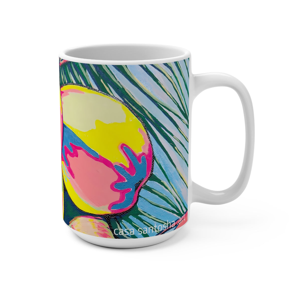 Neon Coconuts Mug