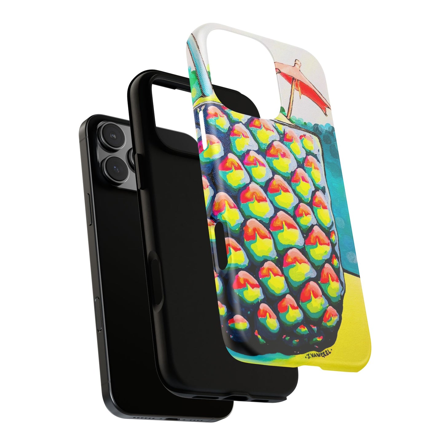 Neon Piña Colada Tough Phone Case