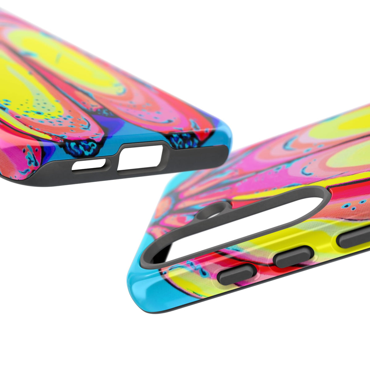 Neon Fat Bananas Tough Phone Case