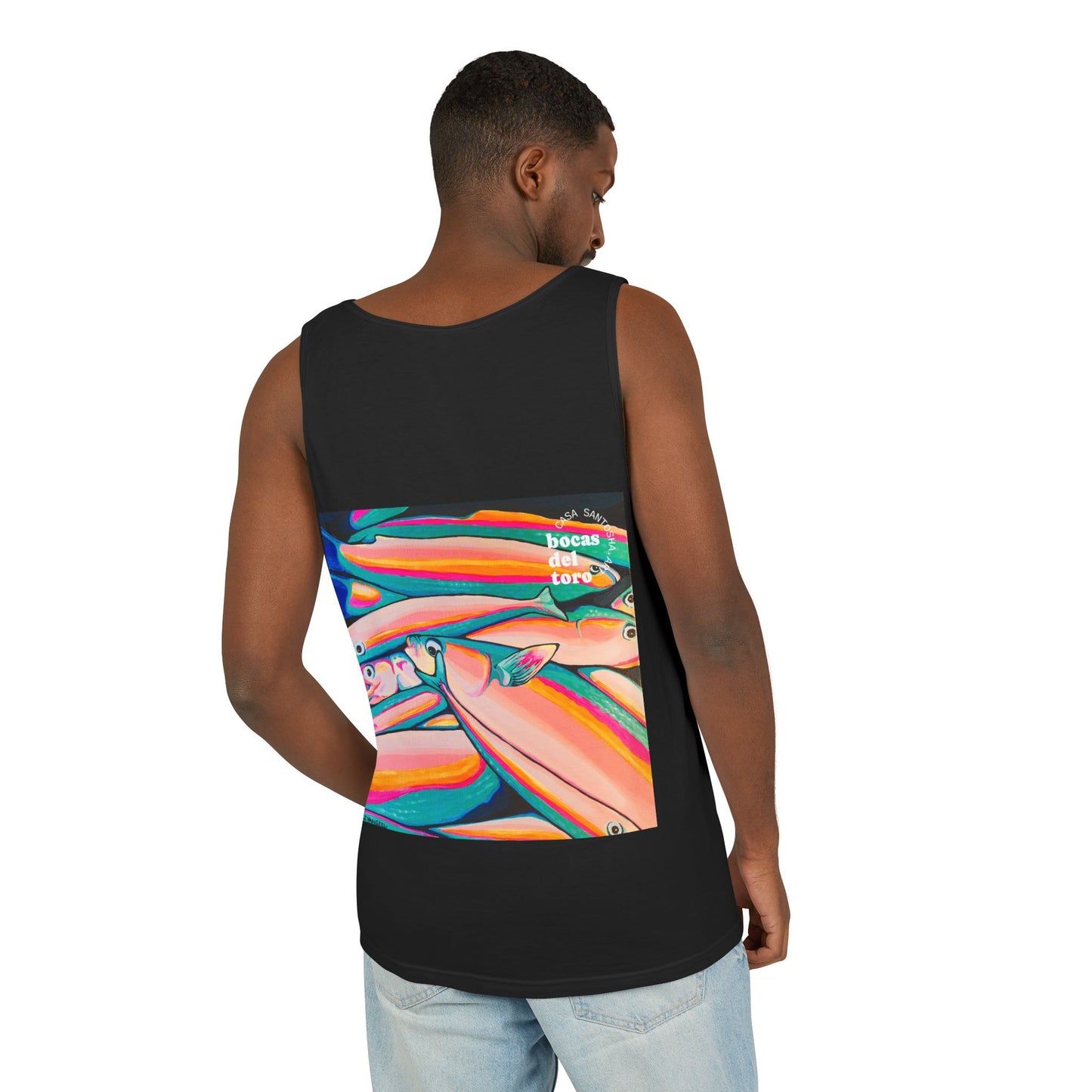 Unisex Neon Fish Tank Top - Perfect for Summer Vibes
