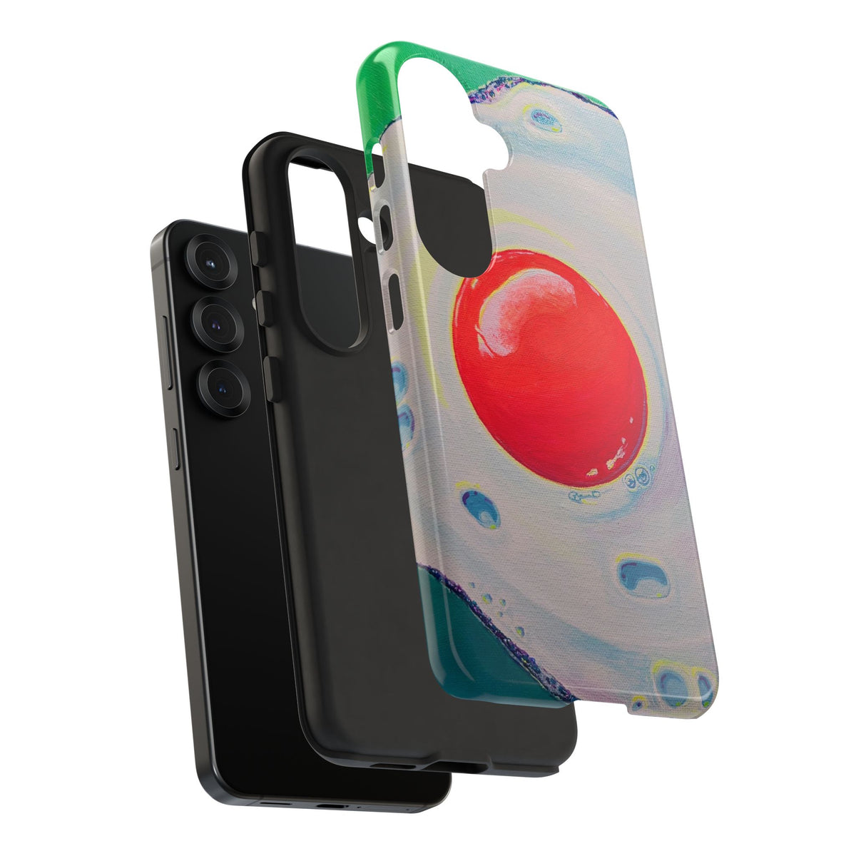 Neon Fried Egg Tough Phone Case