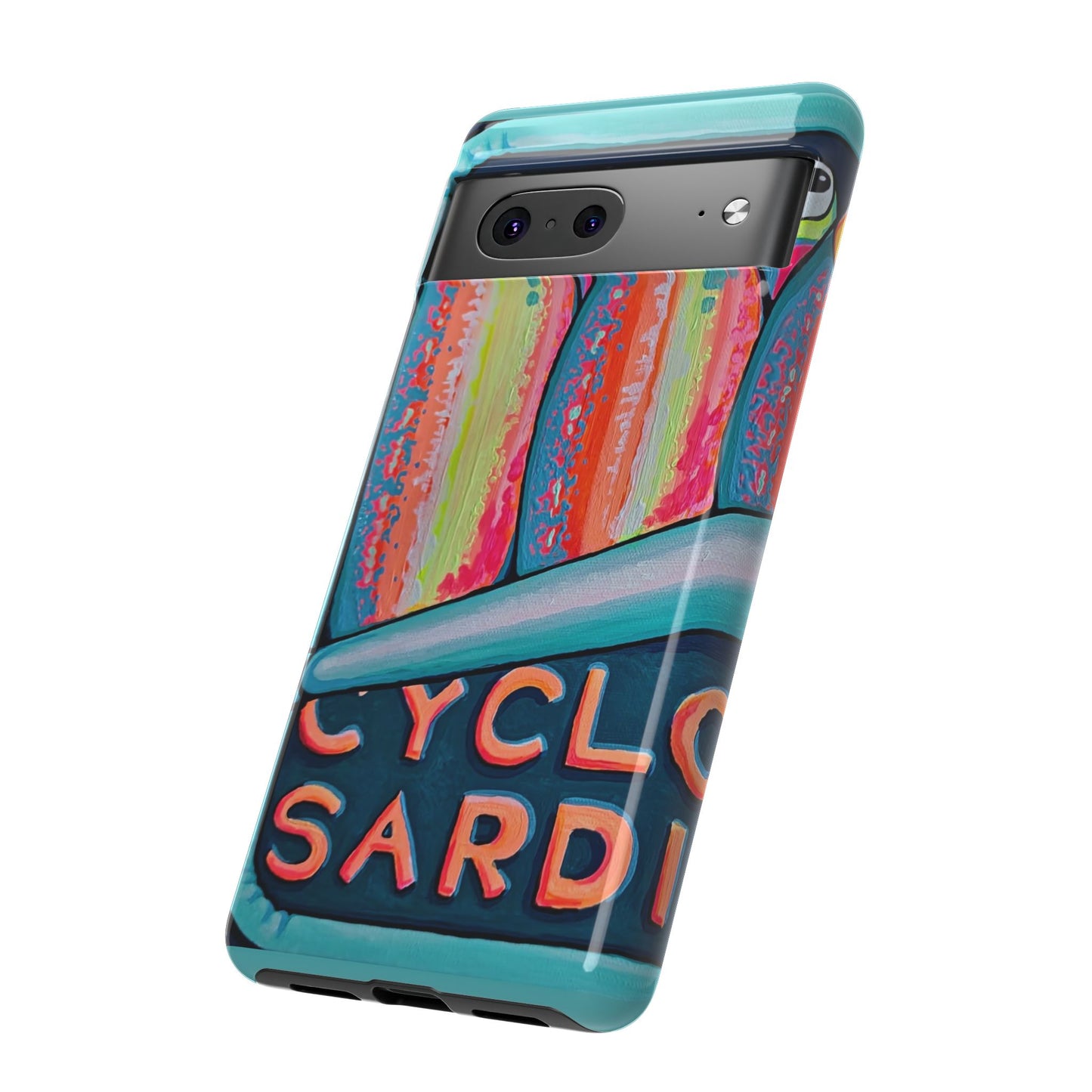Neon Sardines Tough Phone Case