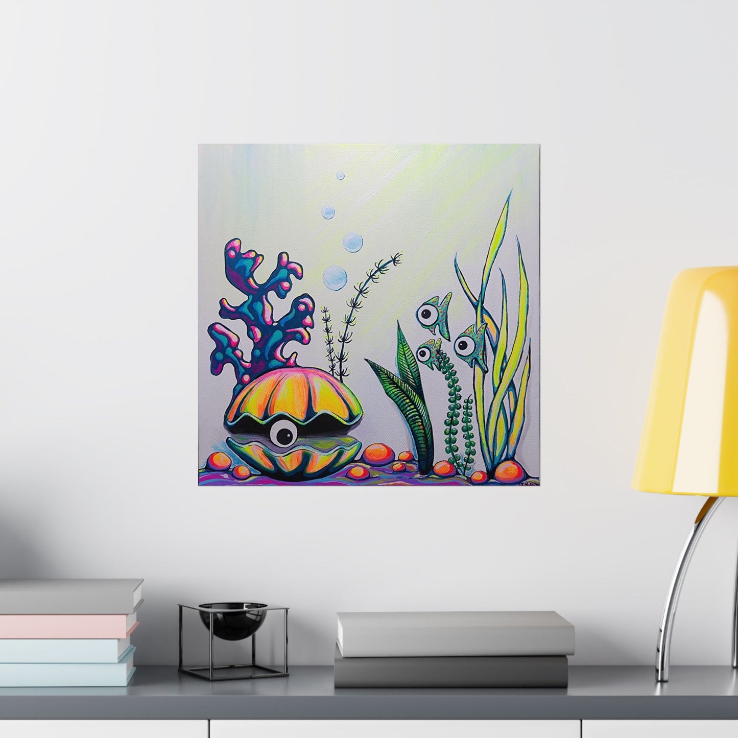 Cyclops Clam Giclée Art Poster