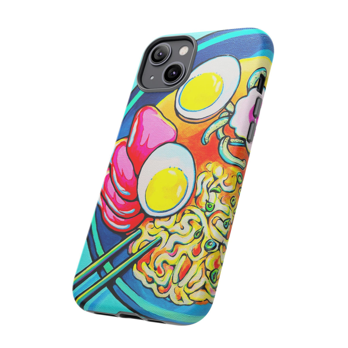 Coque de téléphone résistante Neon Ramen
