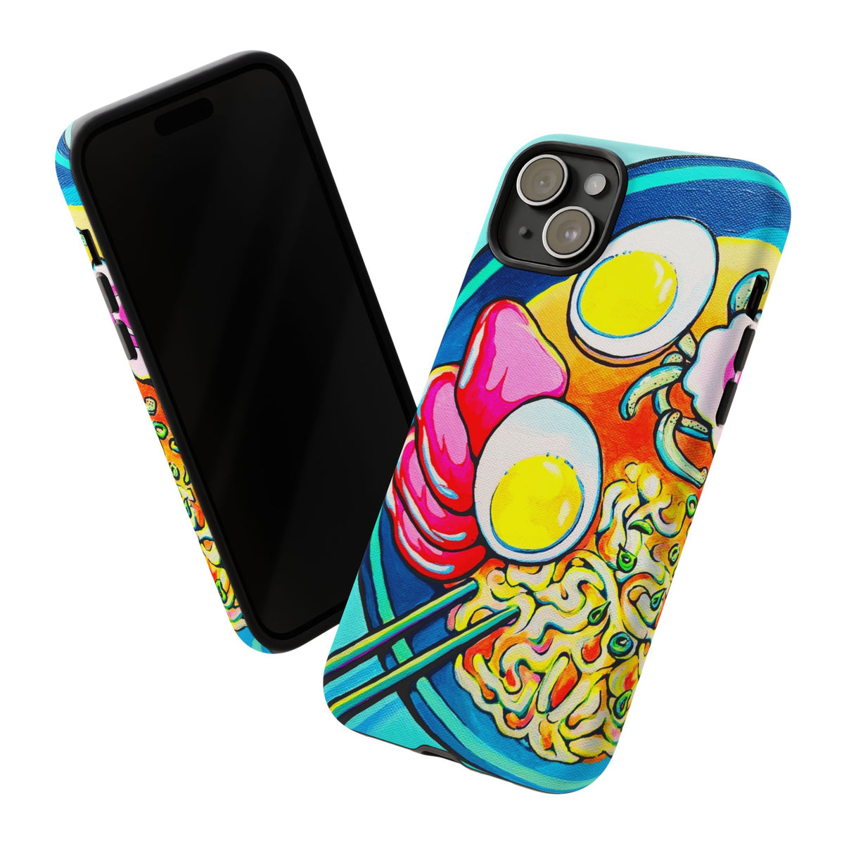 Coque de téléphone résistante Neon Ramen