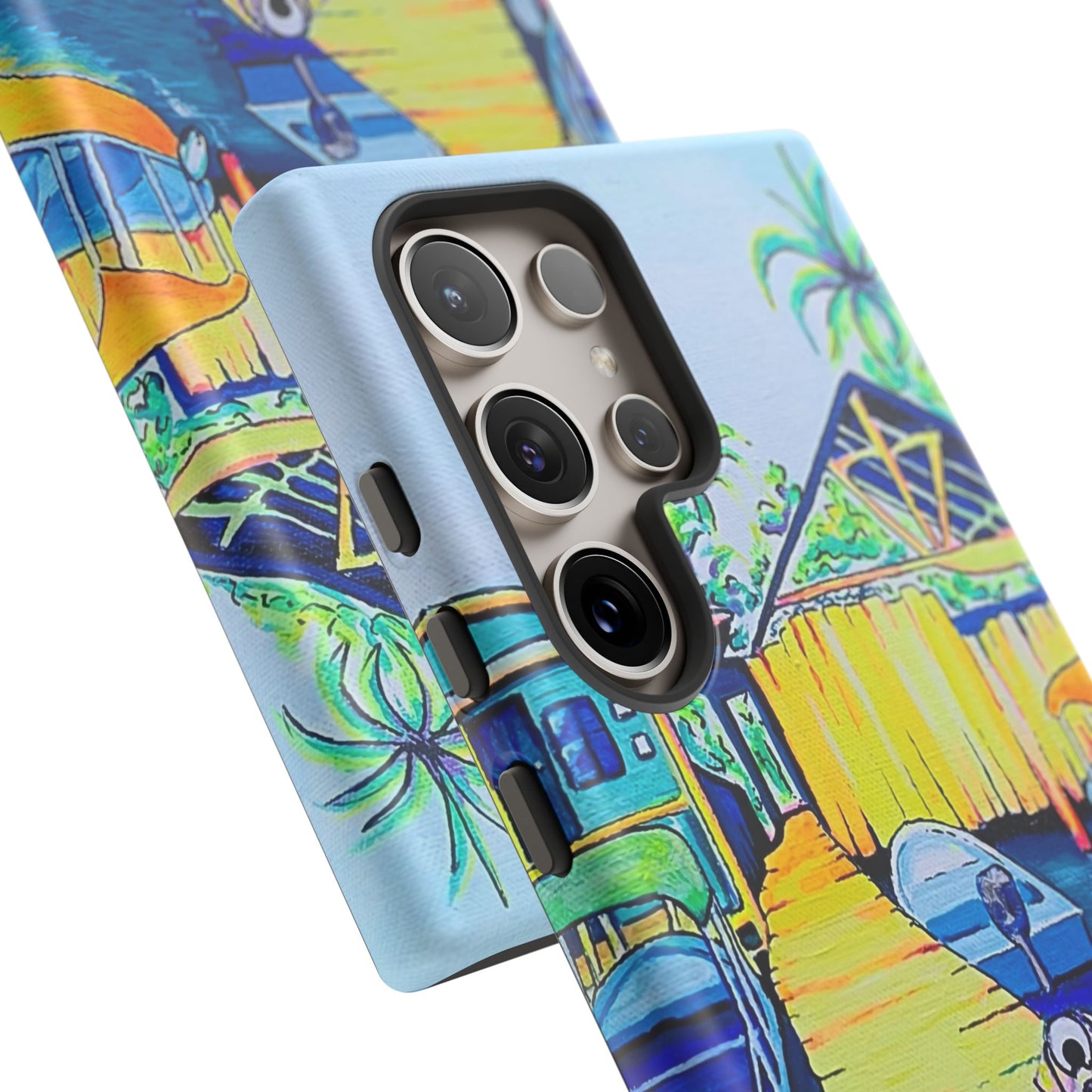 Cyclops Cat and Dog in Bocas Tough Phone Case