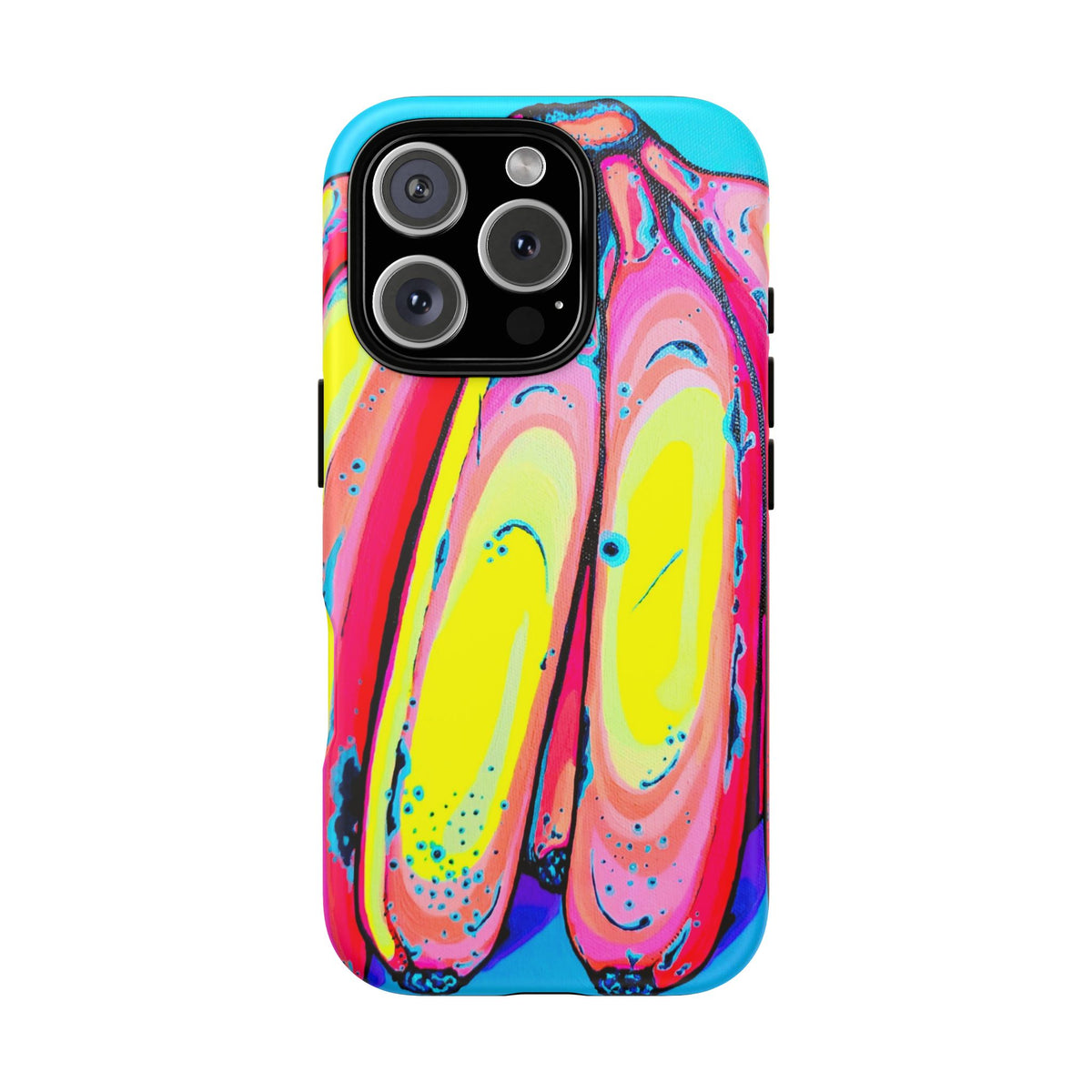 Neon Fat Bananas Tough Phone Case