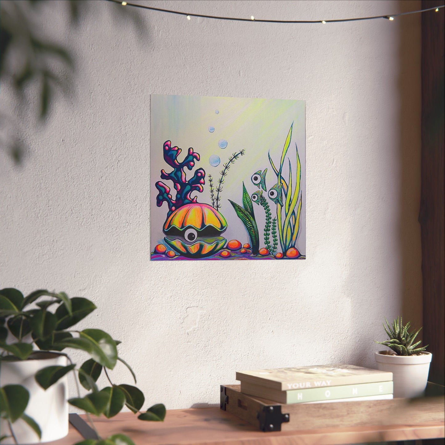 Cyclops Clam Giclée Art Poster