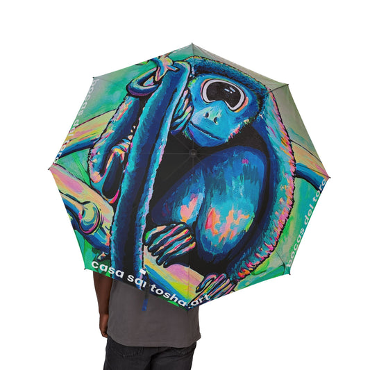 Cyclops Monkey Umbrella - Foldable & Stylish Rain Gear