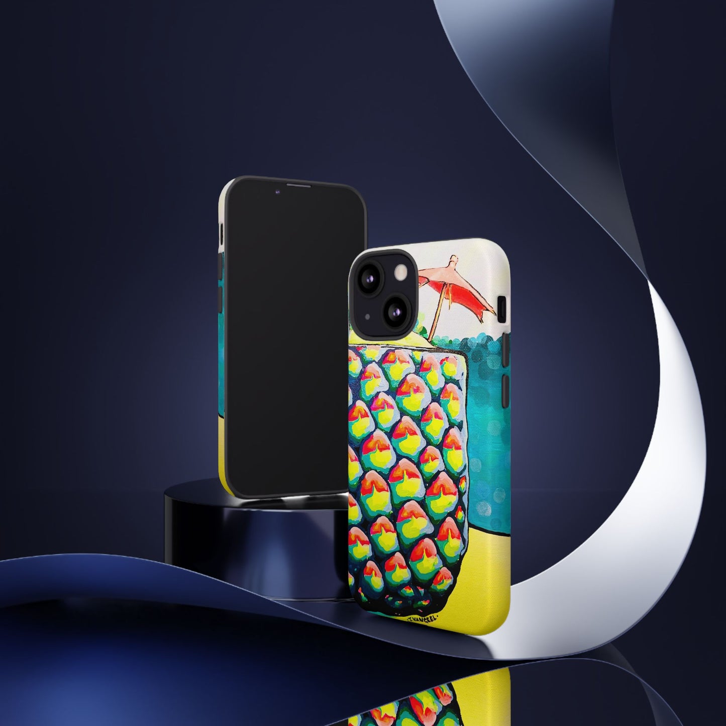 Neon Piña Colada Tough Phone Case