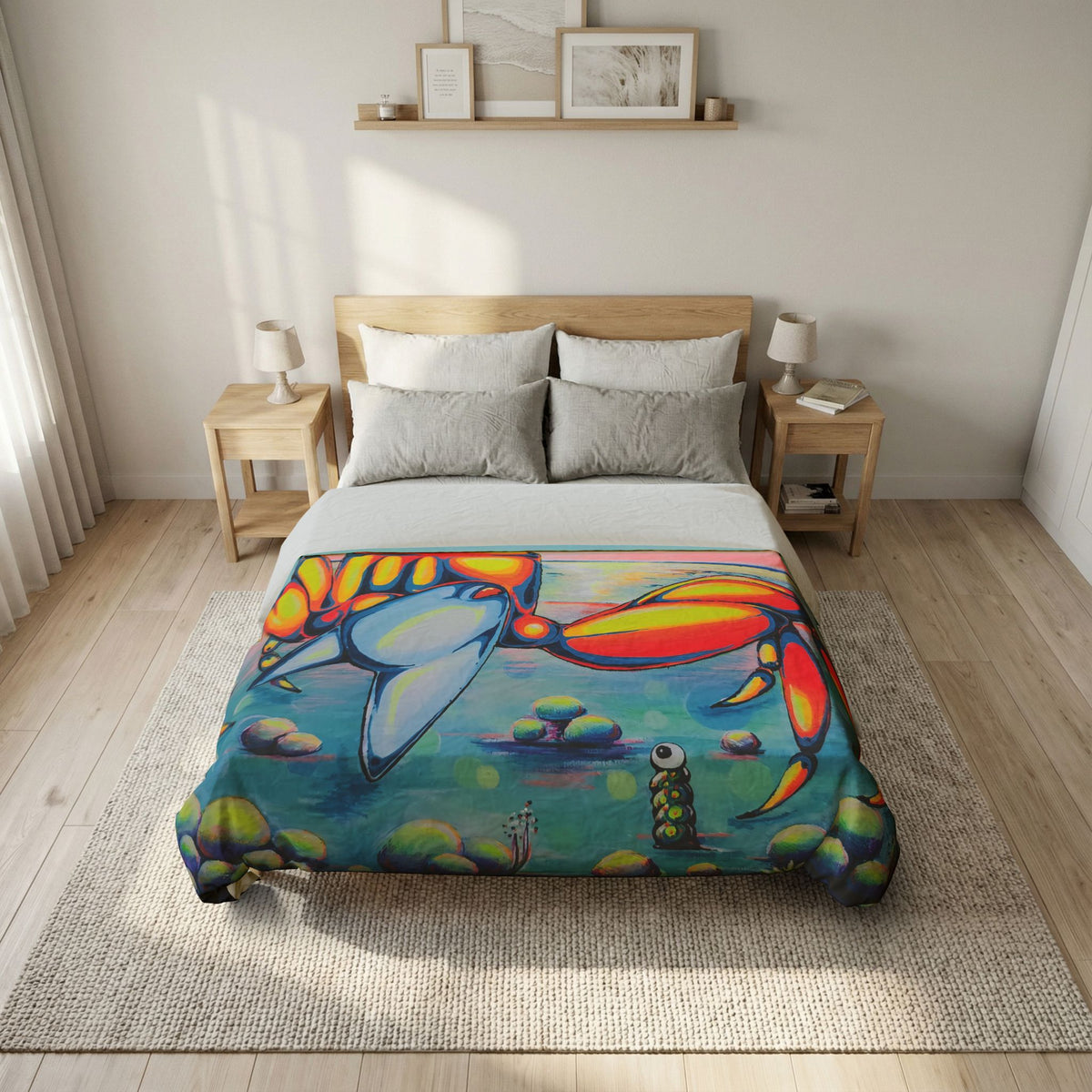 Cyclops Crab Duvet Cover