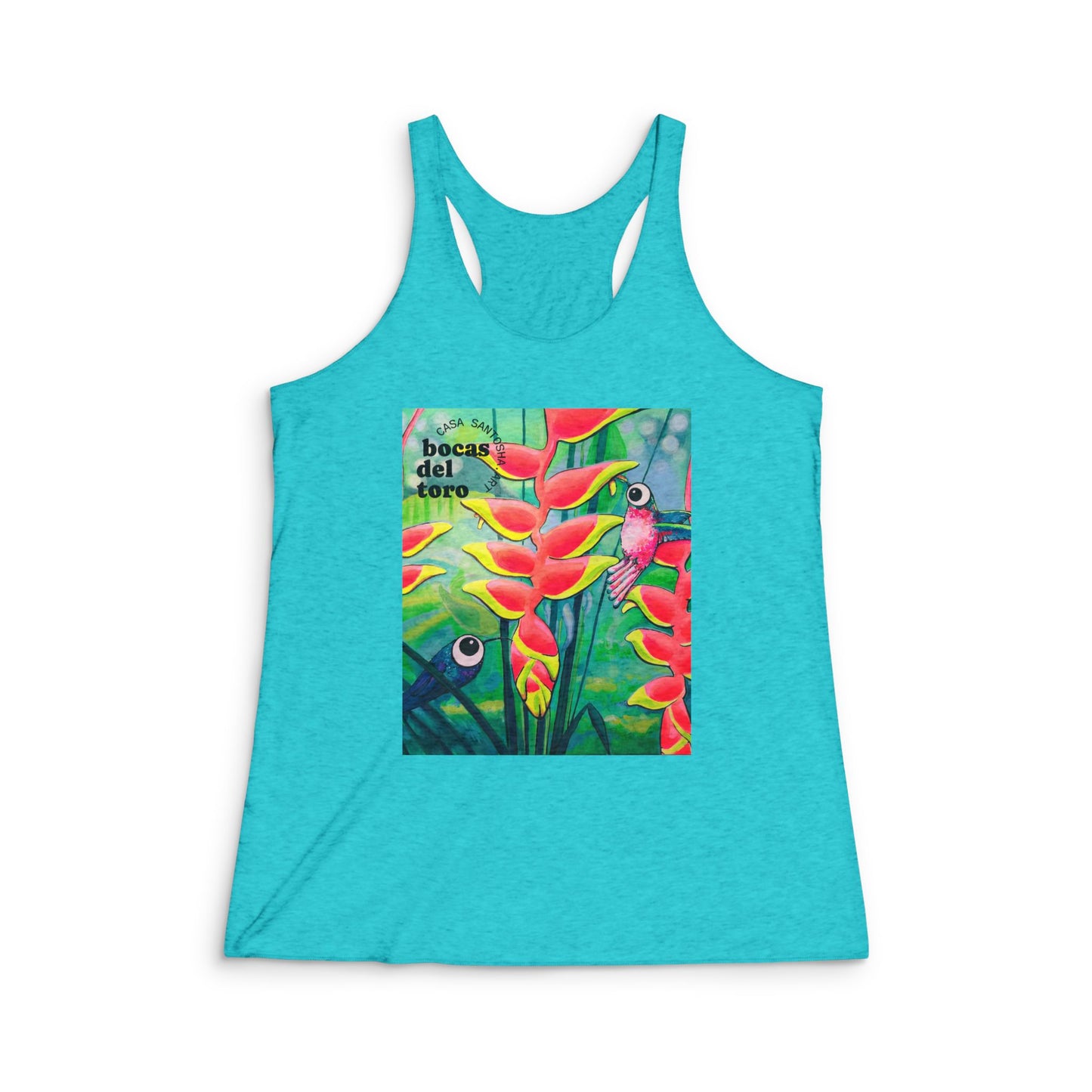 Women's Cyclops Hummingbirds Graphic Racerback Tank