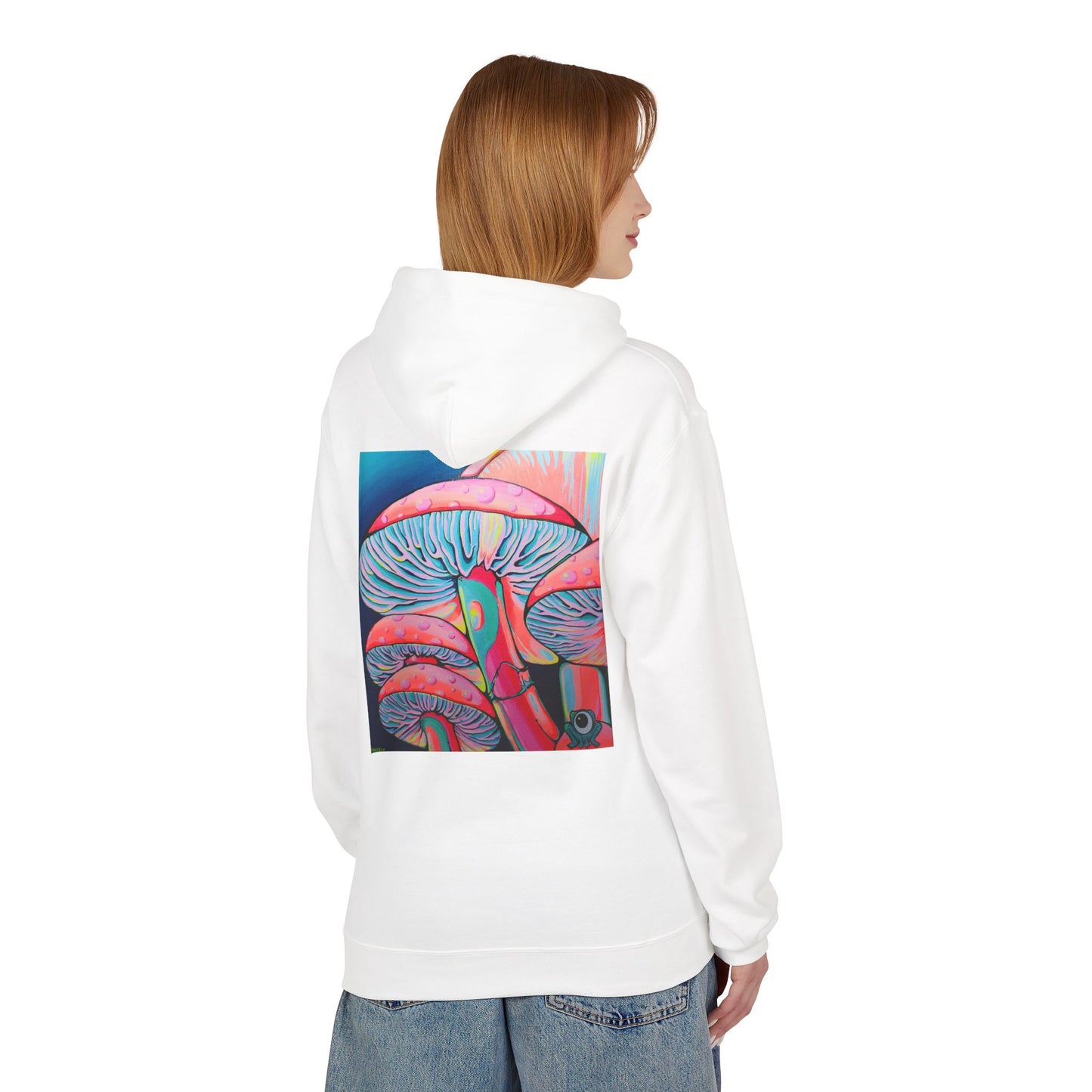 Unisex Trippy Mushrooms Soft Hoodie