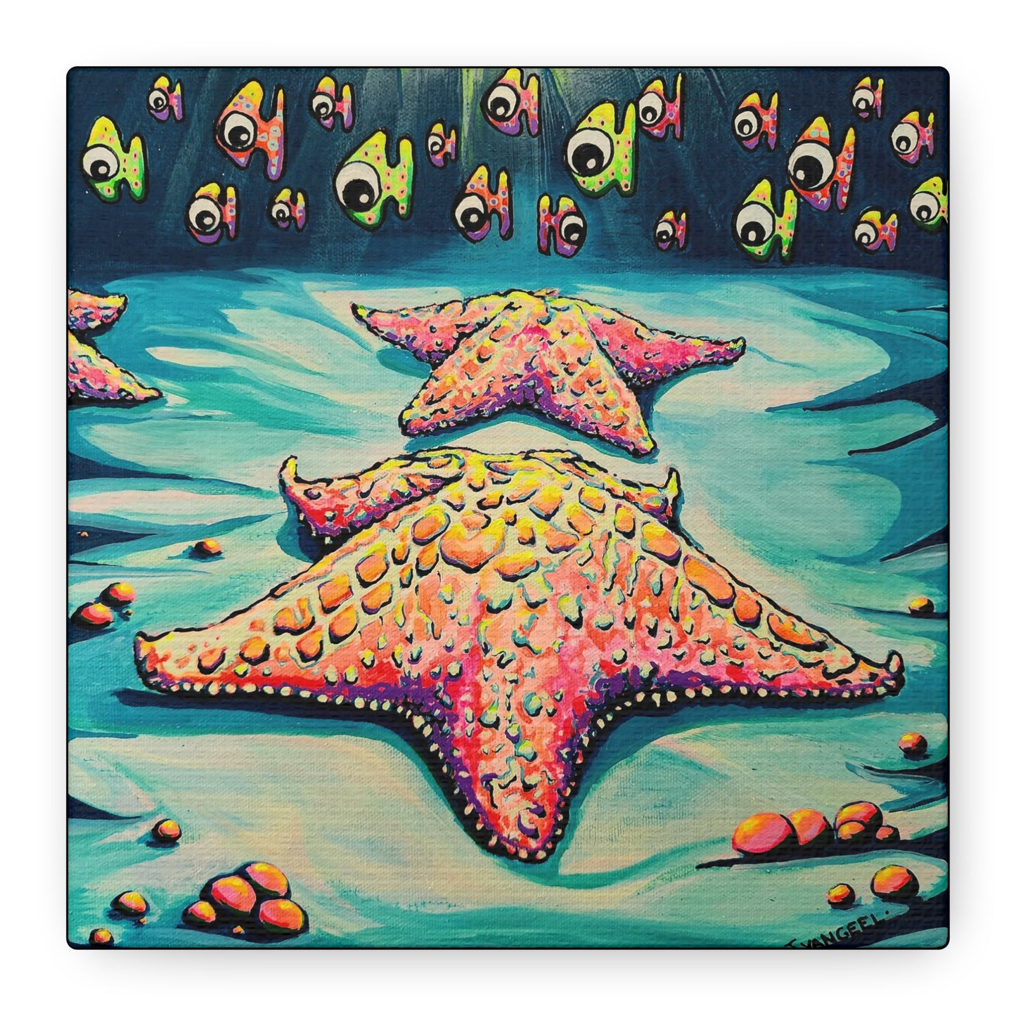 Cyclops Starfish Canvas Wall Art