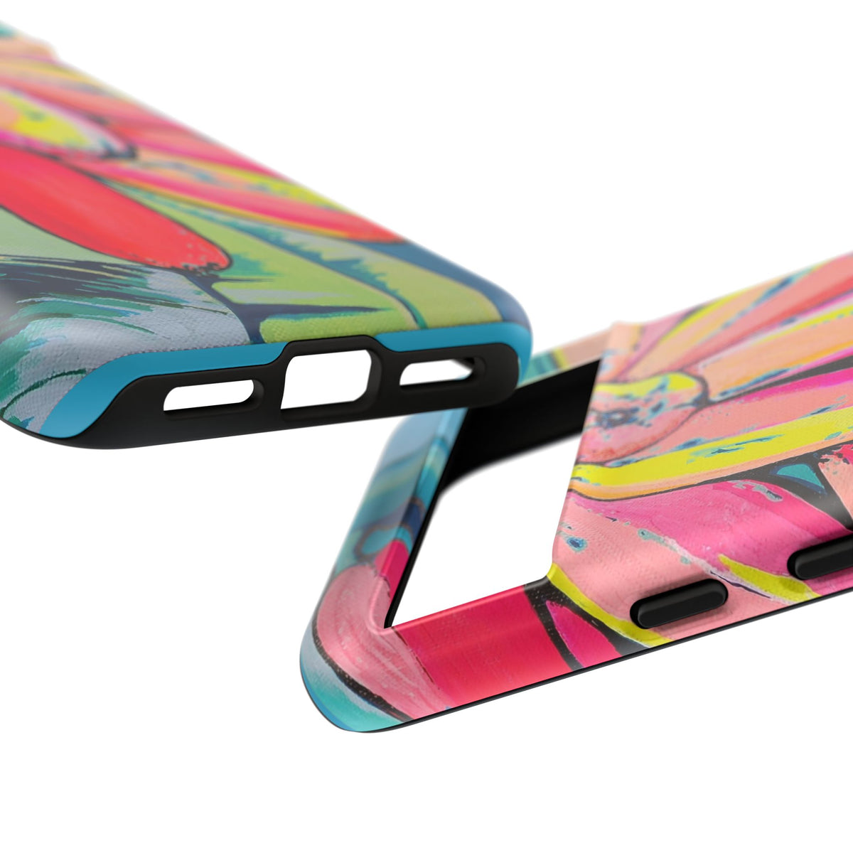 Neon Primitivo Bananas Tough Phone Case