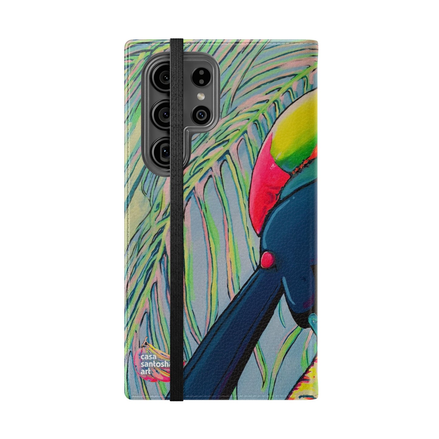 Cyclops Toucan Flip Phone Case – Wallet Cover with Card Slots