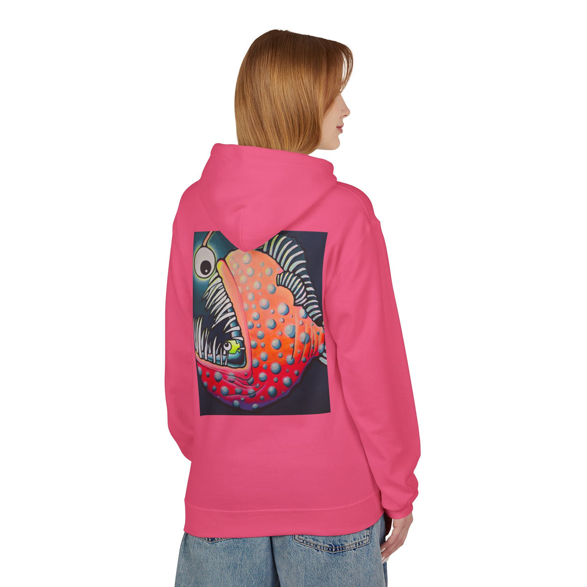 Unisex Cyclops Anglerfish Soft Hoodie