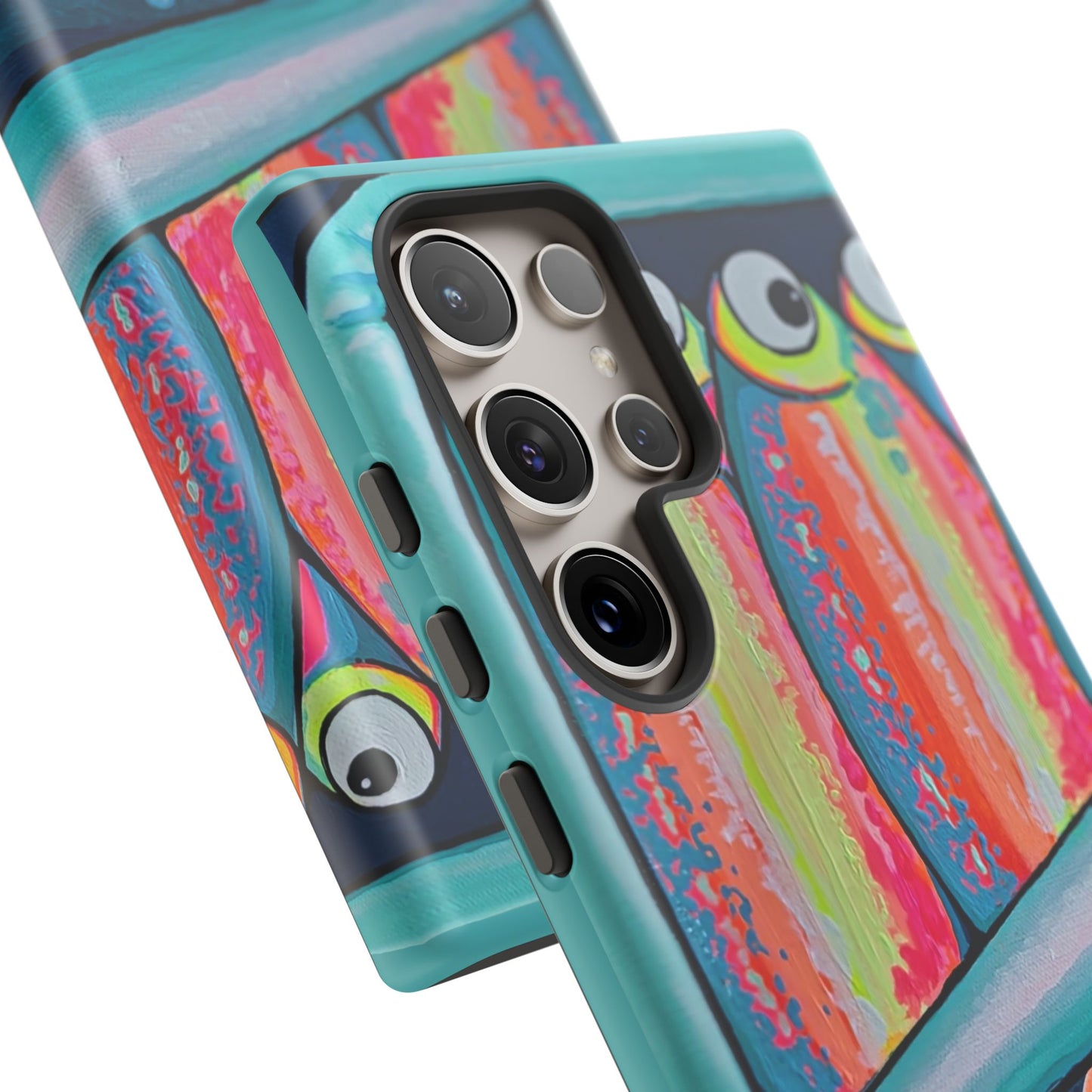 Neon Sardines Tough Phone Case