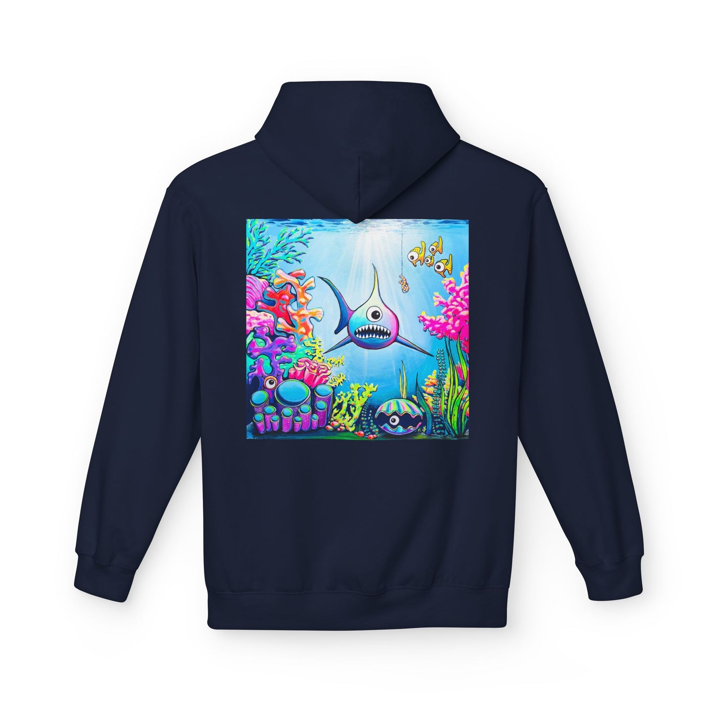 Unisex Cyclops Shark Soft Hoodie