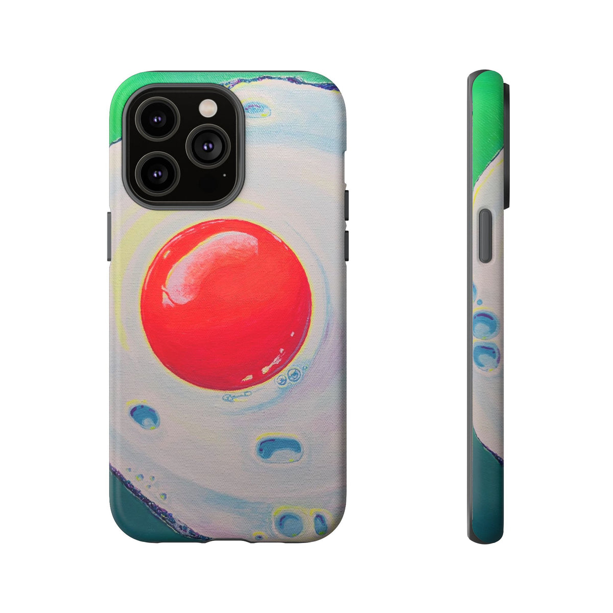 Neon Fried Egg Tough Phone Case
