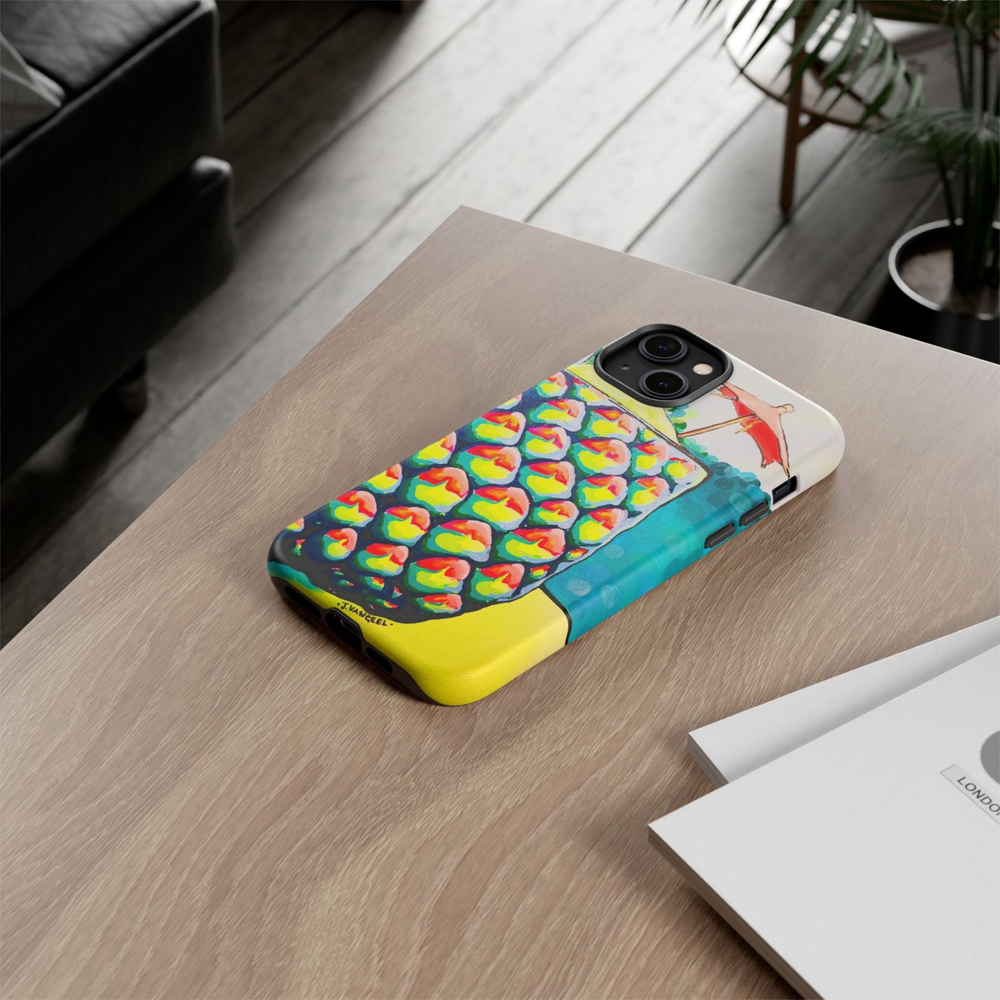 Neon Piña Colada Tough Phone Case