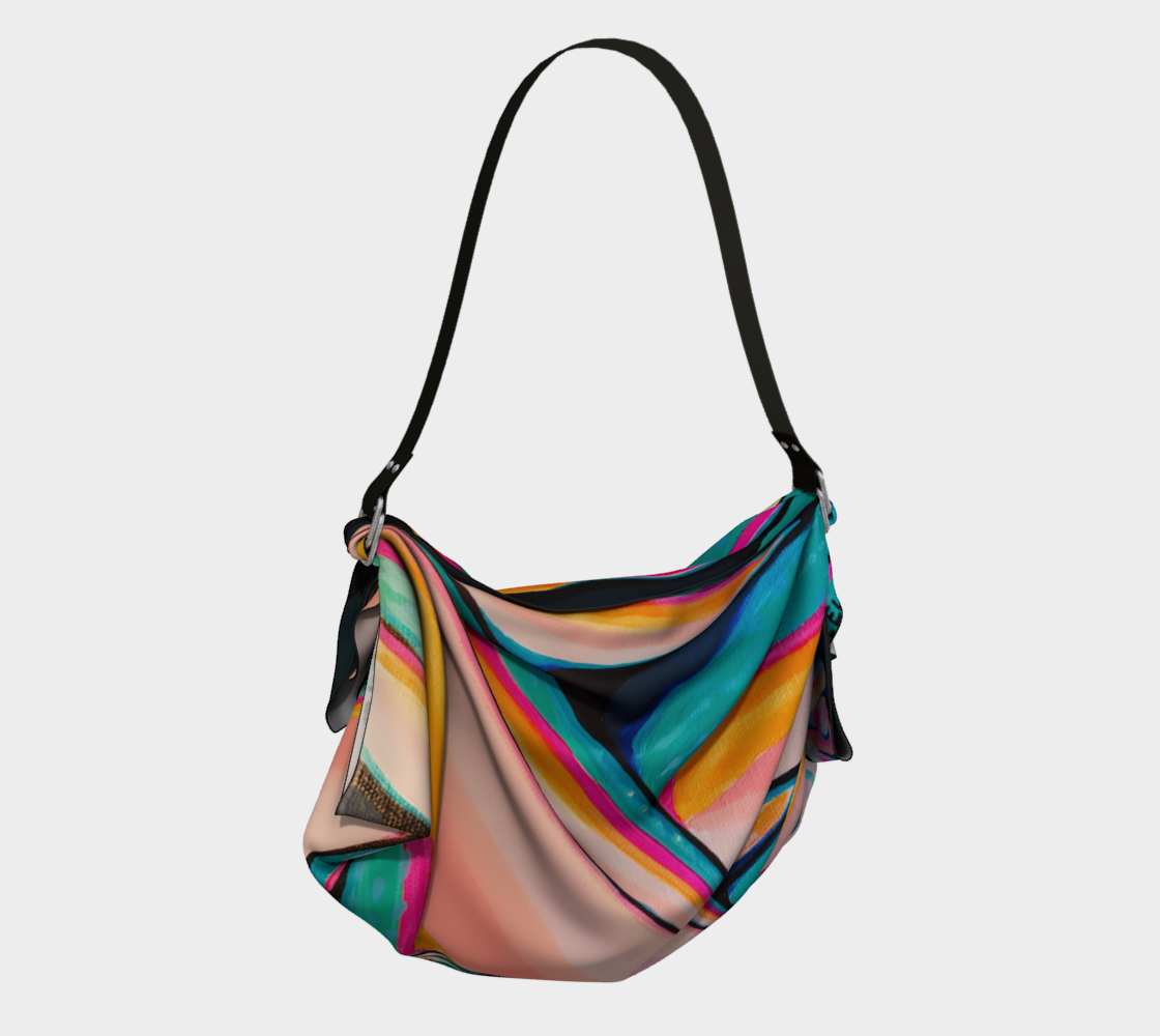 Neon Fish Origami Tote