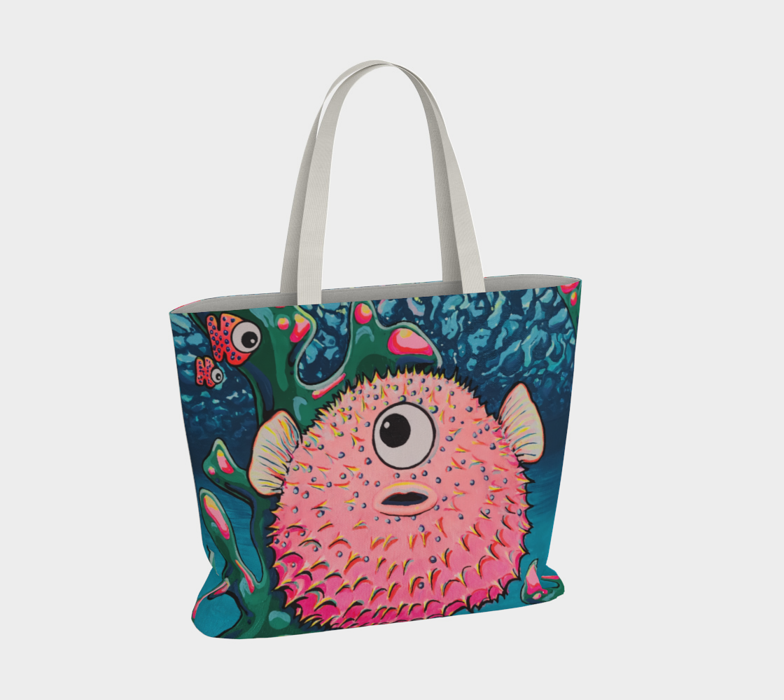 Cyclops Pufferfish Market Tote