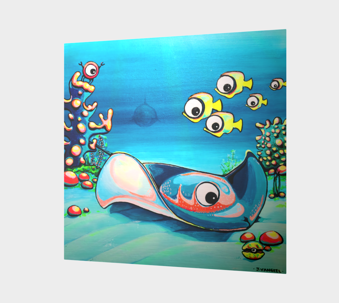 Cyclops Stingray Aluminum Wall Art