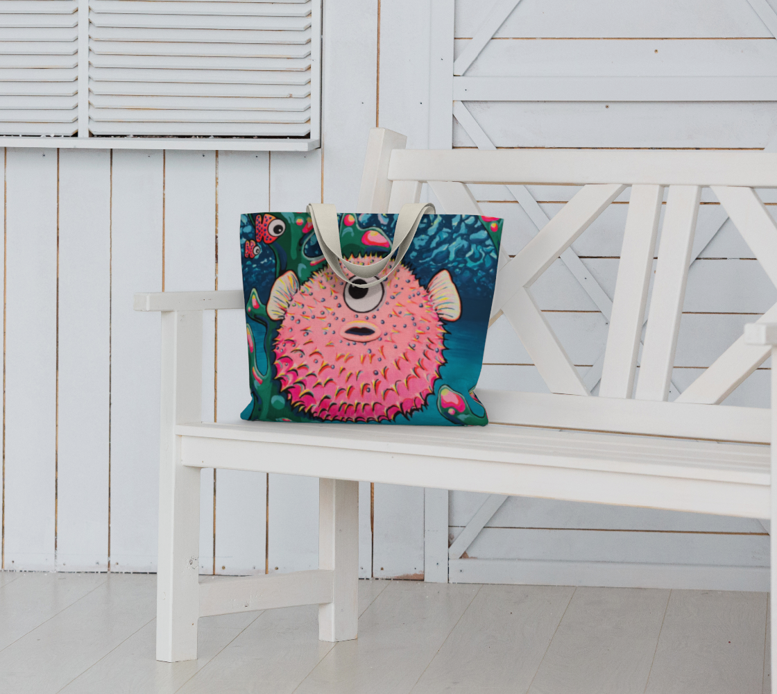 Cyclops Pufferfish Market Tote