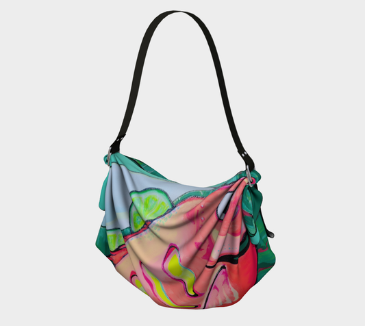 Neon Fried Fish Origami Tote