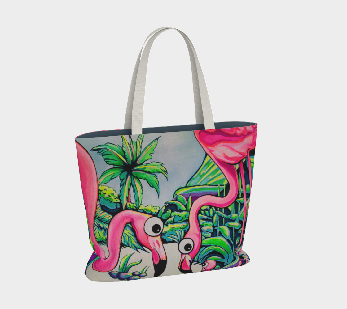 Cyclops Flamingo Family Market Tote
