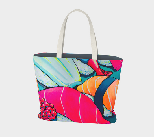 Neon Sushi Market Tote