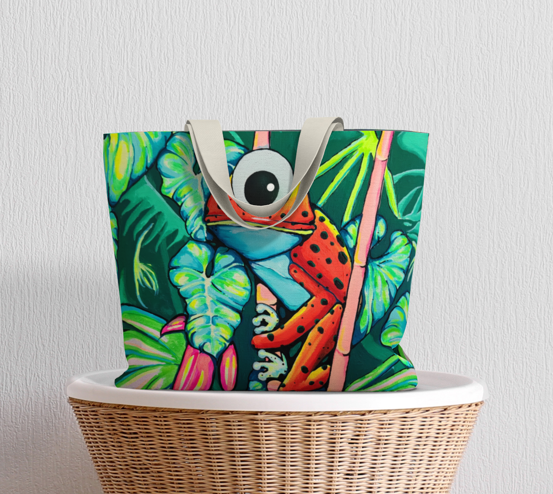 Cyclops Red Frog Market Tote