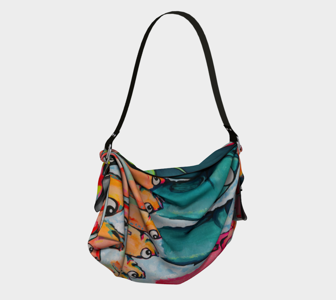 Neon Cabo Fish Market Origami Tote