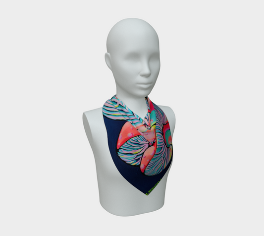 Trippy Mushrooms Scarf