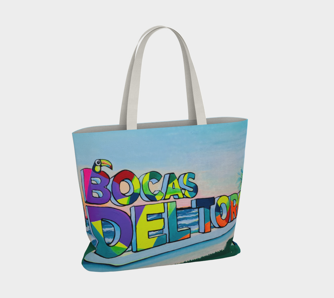 Bocas Del Toro Sign Market Tote
