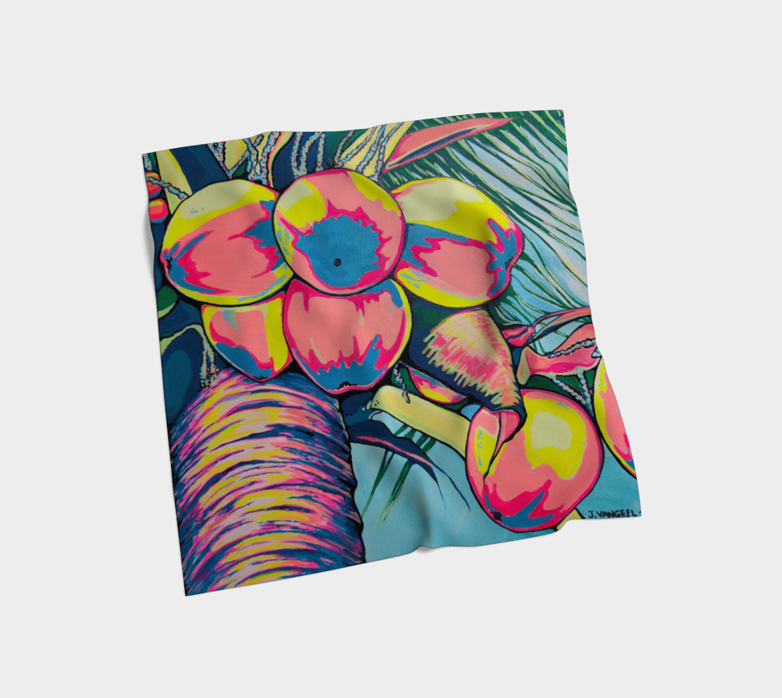 Neon Coconuts Scarf