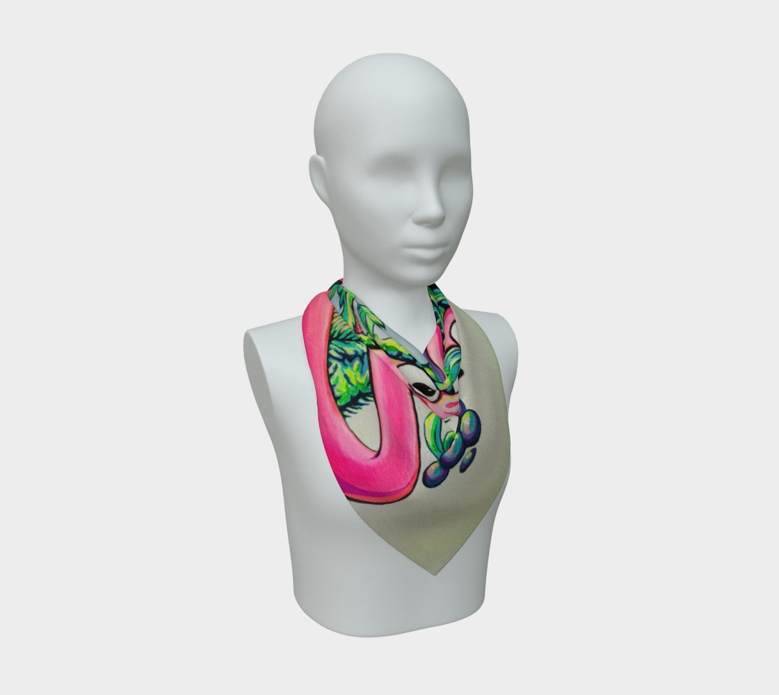 Cyclops Flamingo Family Scarf